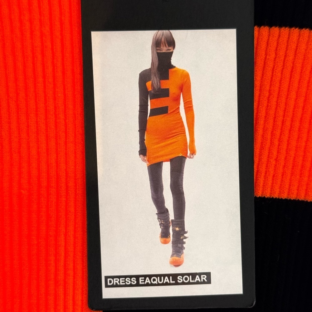 Nwt Demobaza Eaqual Solar Mini Dress L Cyberpunk Techwear Avant Garde — image 6 of 8
